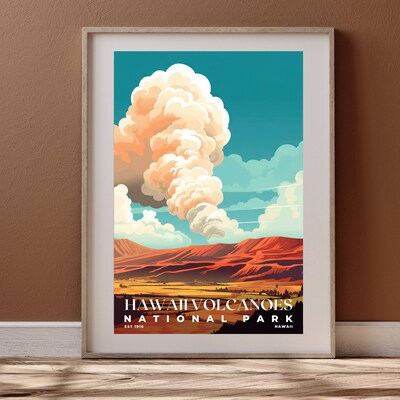 Hawaii Volcanoes National Park Poster, Travel Art, Office Poster, Home Decor | S3 - image4